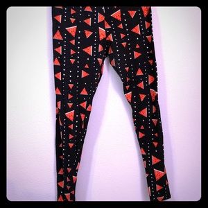 Lularoe Watermelon Leggings TC HTF